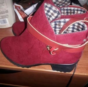 Red booties